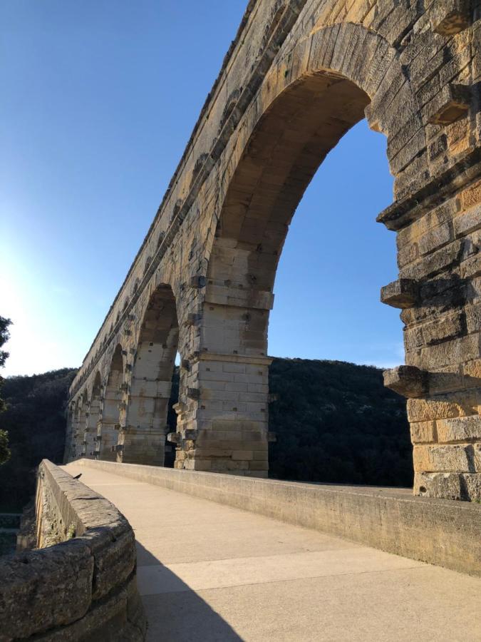 Studio Havre De Paix Au Pont Du Gard Piscine Et Jacuzzi Chez Valerie Payre Villa Vers Pont du Gard Exterior photo